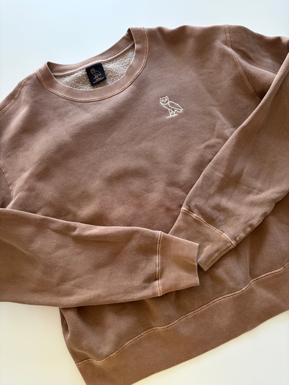 OVO Logo Tab Crewneck Sweatshirt